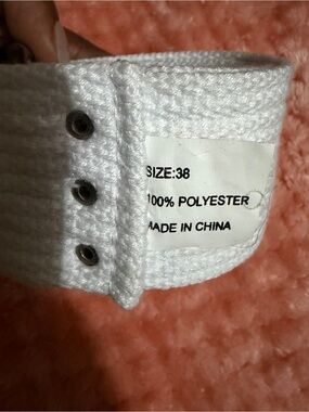 White Men’s Polyester Glasses Strap - Unbranded
